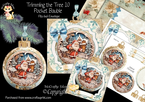 Trimming the Tree 10 - Pocket Bauble Surprise Kit