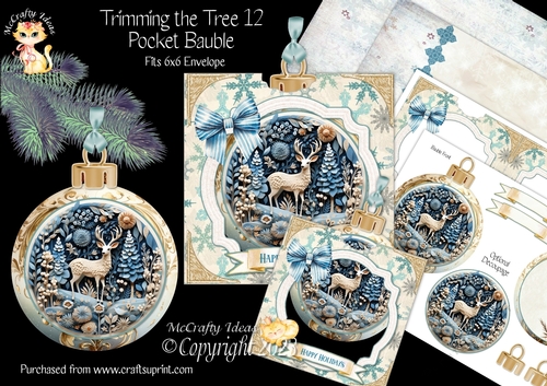 Trimming the Tree 12 - Pocket Bauble Surprise Kit
