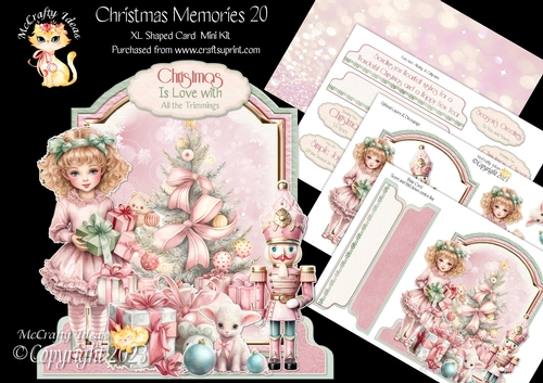 Christmas Memories 20 XL Shaped Card Kit