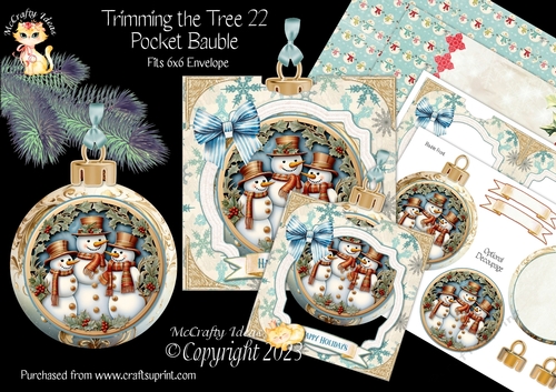 Trimming the Tree 22 - Pocket Bauble Surprise Kit