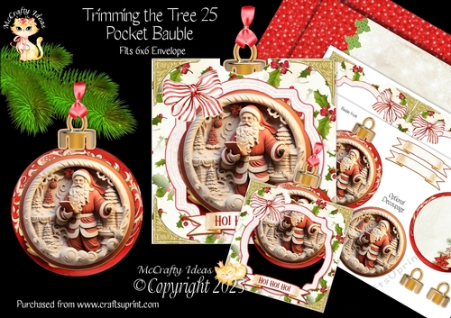Trimming the Tree 25 - Pocket Bauble Surprise Kit
