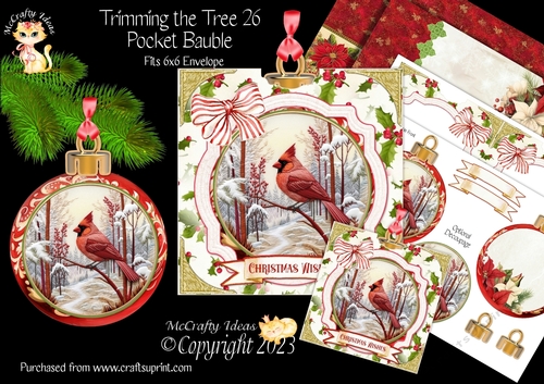 Trimming the Tree 26 - Pocket Bauble Surprise Kit