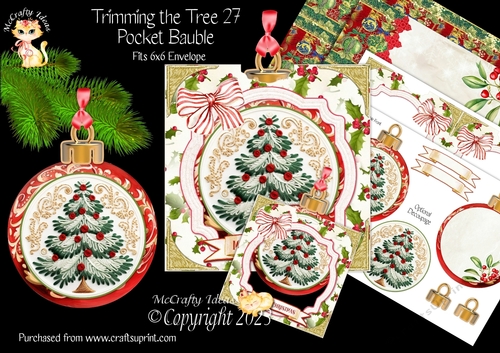 Trimming the Tree 27 - Pocket Bauble Surprise Kit