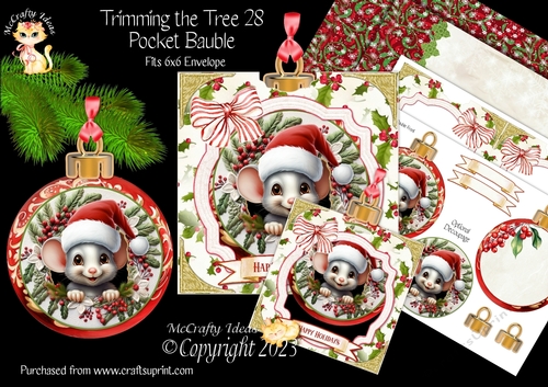 Trimming the Tree 28 - Pocket Bauble Surprise Kit