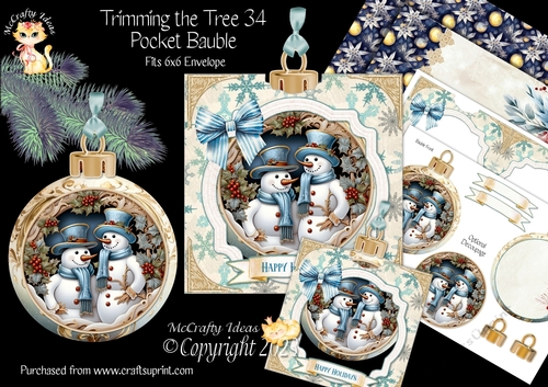 Trimming the Tree 34 - Pocket Bauble Surprise Kit
