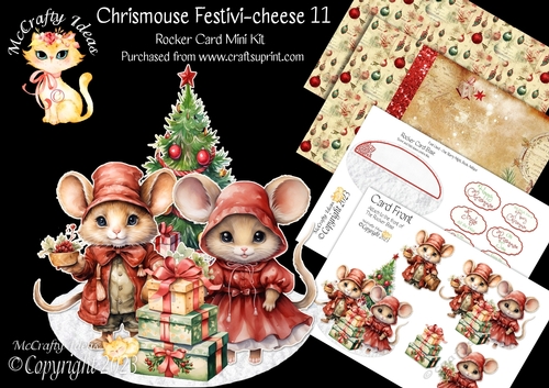 Chrismouse Festivi-cheese 11 Rocker Card