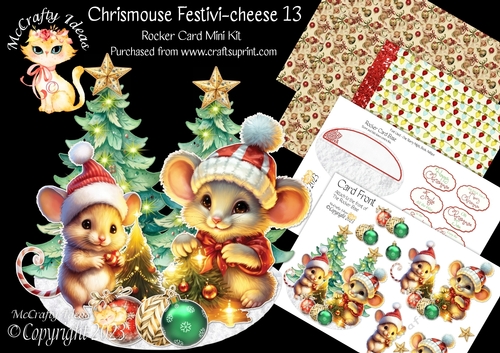 Chrismouse Festivi-cheese 13 Rocker Card