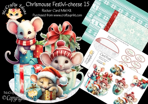 Chrismouse Festivi-cheese 15 Rocker Card