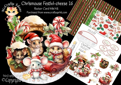 Chrismouse Festivi-cheese 16 Rocker Card