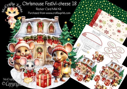 Chrismouse Festivi-cheese 18 Rocker Card