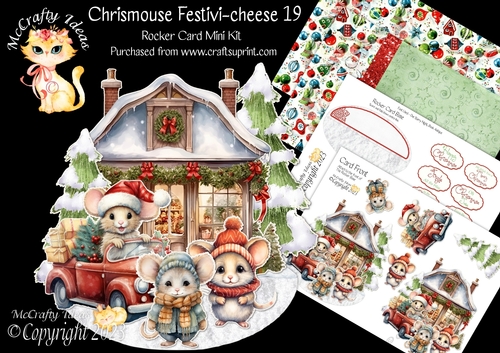 Chrismouse Festivi-cheese 19 Rocker Card