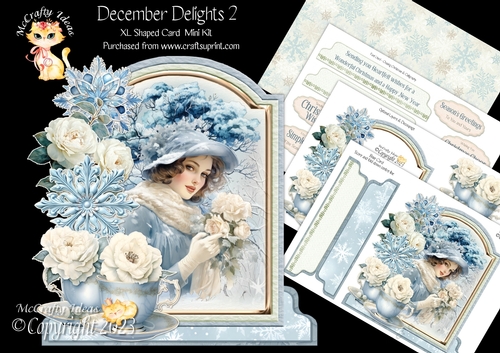 December Delights 2 XL Shaped Card Kit