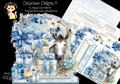 December Delights 9 XL Shaped Card Kit