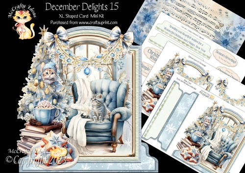 December Delights 15 XL Shaped Card Kit