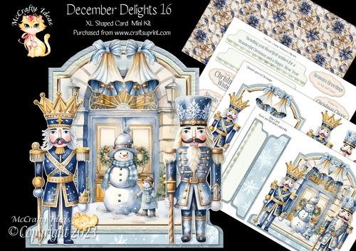 December Delights 16 XL Shaped Card Kit