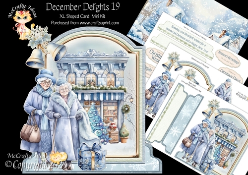 December Delights 19 XL Shaped Card Kit