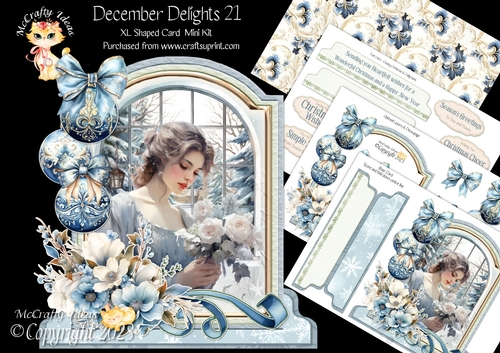 December Delights 21 XL Shaped Card Kit