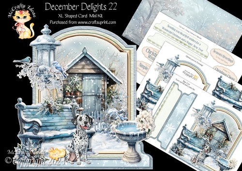December Delights 22 XL Shaped Card Kit