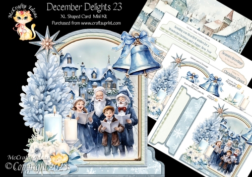 December Delights 23 XL Shaped Card Kit