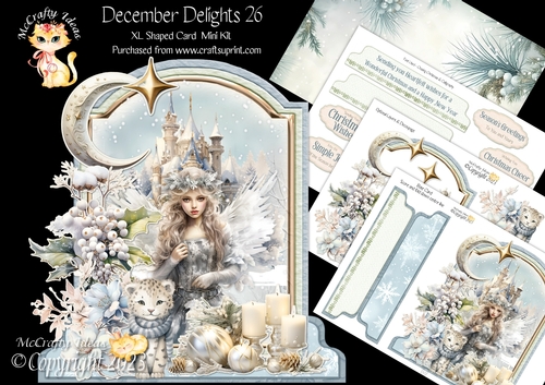 December Delights 26 XL Shaped Card Kit