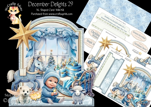 December Delights 29 XL Shaped Card Kit