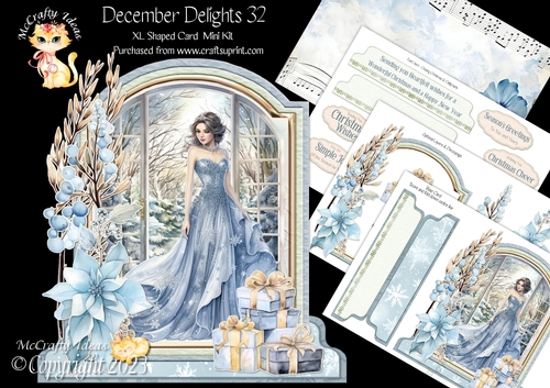 December Delights 32 XL Shaped Card Kit