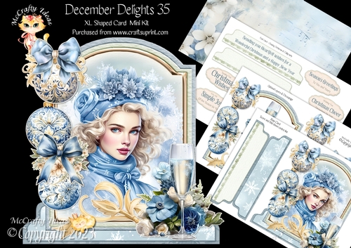 December Delights 35 XL Shaped Card Kit