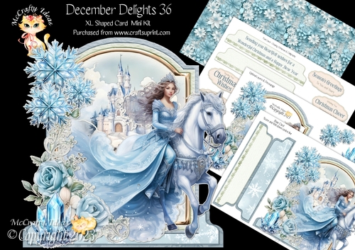 December Delights 36 XL Shaped Card Kit