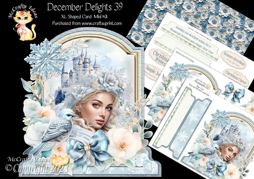 December Delights 39 XL Shaped Card Kit