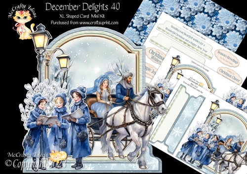 December Delights 40 XL Shaped Card Kit