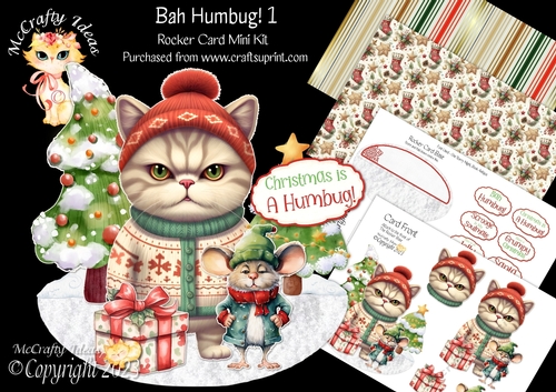 Bah Humbug! 1 Rocker Card