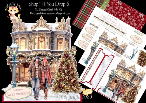 Shop Til You Drop 6 XL Shaped Card Kit