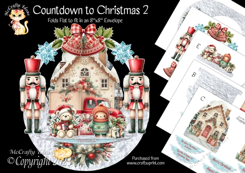 Countdown to Christmas 2 Rock-the-Shelf Card Mini Kit
