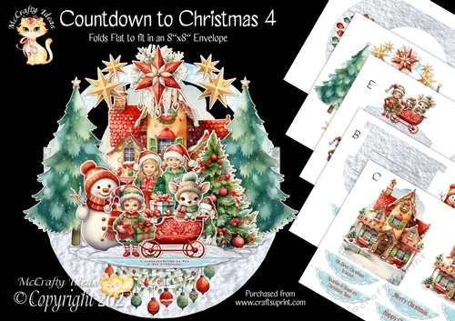 Countdown to Christmas 4 Rock-the-Shelf Card Mini Kit
