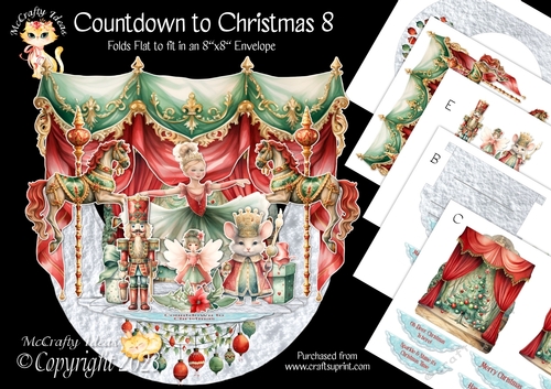 Countdown to Christmas 8 Rock-the-Shelf Card Mini Kit