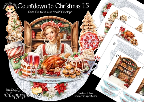 Countdown to Christmas 15 Rock-the-Shelf Card Mini Kit