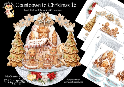 Countdown to Christmas 16 Rock-the-Shelf Card Mini Kit