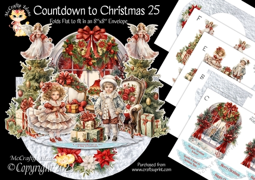 Countdown to Christmas 25 Rock-the-Shelf Card Mini Kit