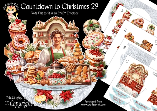 Countdown to Christmas 29 Rock-the-Shelf Card Mini Kit