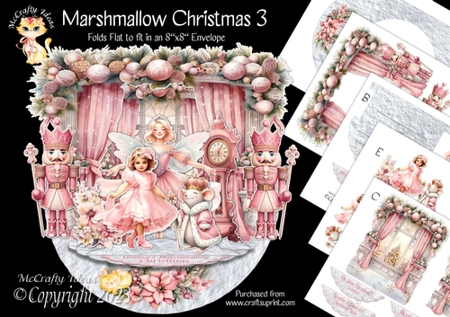 Marshmallow Christmas 3 Rock-the-Shelf Card Mini Kit