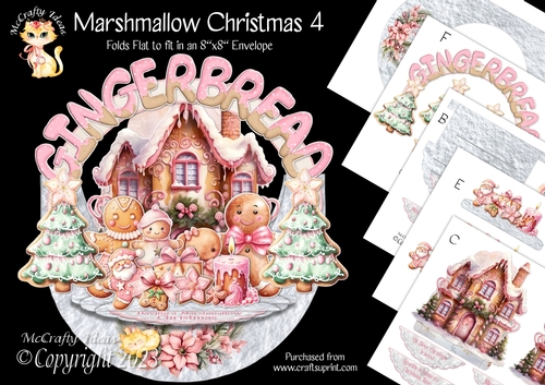 Marshmallow Christmas 4 Rock-the-Shelf Card Mini Kit