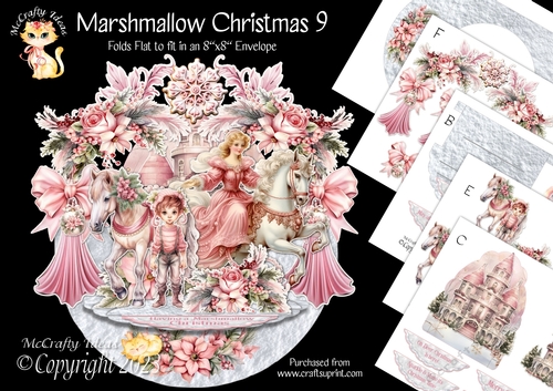 Marshmallow Christmas 9 Rock-the-Shelf Card Mini Kit