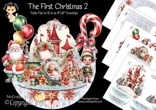 The First Christmas 2 Rock-the-Shelf Card Mini Kit