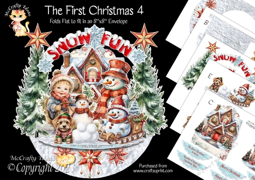 The First Christmas 4 Rock-the-Shelf Card Mini Kit