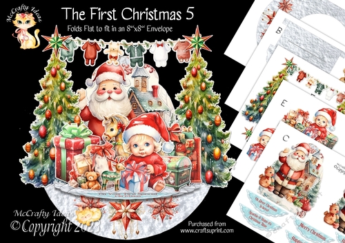 The First Christmas 5 Rock-the-Shelf Card Mini Kit