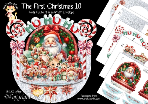 The First Christmas 10 Rock-the-Shelf Card Mini Kit