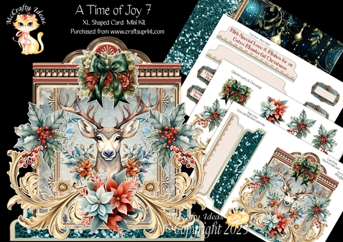 A time of Joy 7 XL Shaped Card Kit