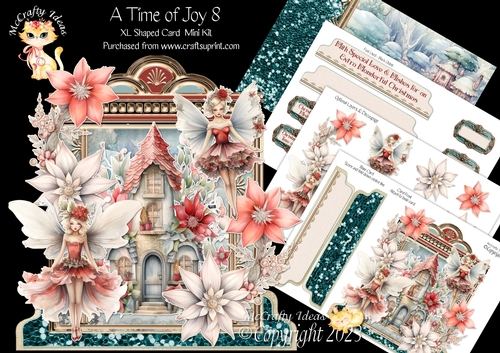 A time of Joy 8 XL Shaped Card Kit