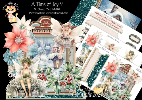 A time of Joy 9 XL Shaped Card Kit