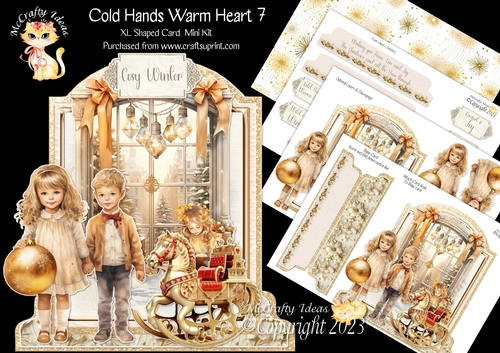 Cold Hands Warm Hearts 7 XL Shaped Card Kit
